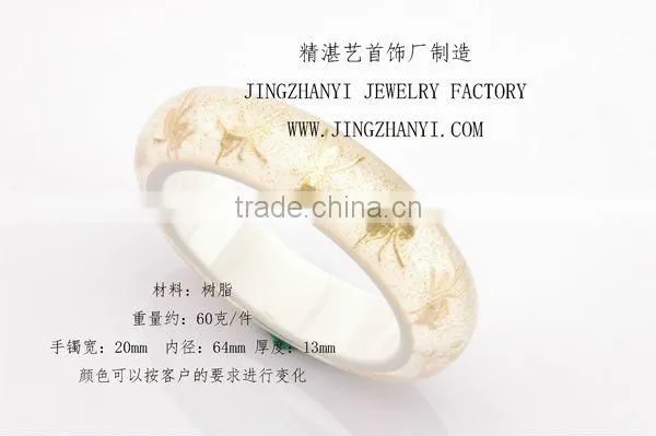 Glossy effect Resin quality Bangle