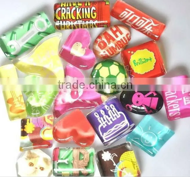 PVC fridge magnet, colorful 3d souvenir fridge magnet sticker for travel