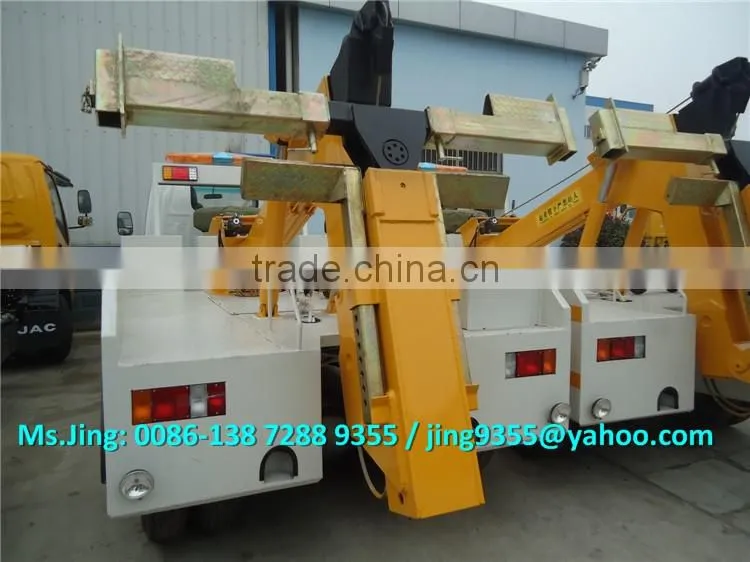 LHD 4x2 Small road wrecker tow trucks 3-5T for sale