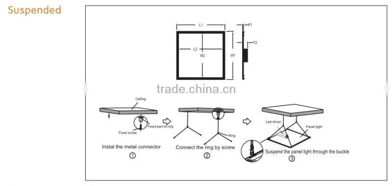 High efficiengy DLC ceiling light changing dimming zigbee remote control led panel lights