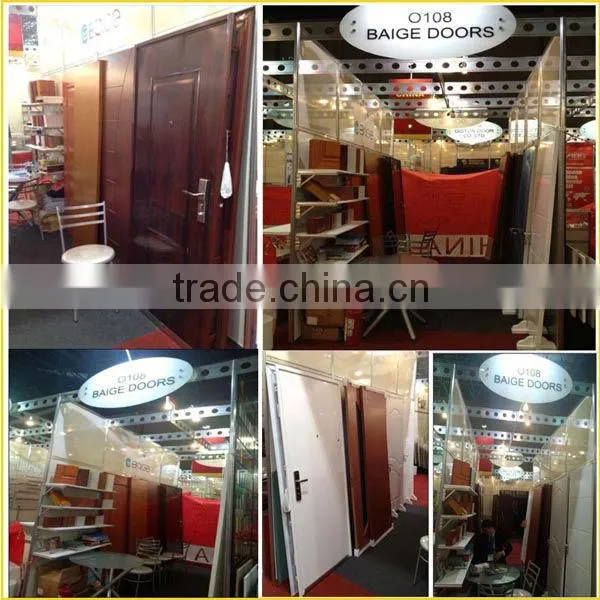BG-F9035 Tempered Glass Fireplace Interior Door with Fireproof Door Seal