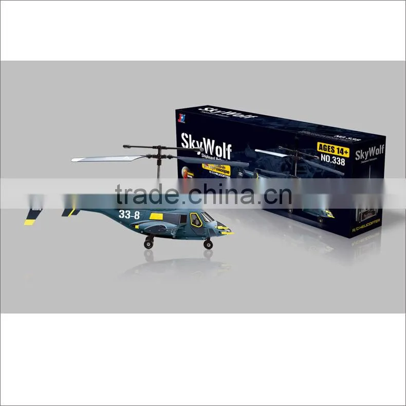 SkyWolf Shipboard JXD 33-8 3CH RC Helicopter with Buit-in Gyro remote control helicopter toy helicopter
