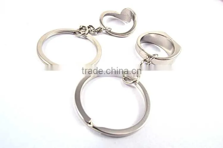 2016 Hot selling ring shape couple alloy keychain
