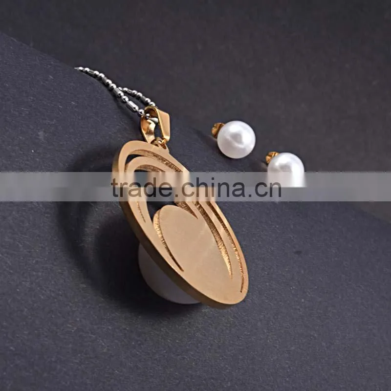 2016 Trending Products Pearl Earring Designs Fashion Jewellery Sets For Women