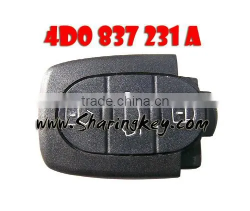 High quality 3 Button Remote Control (4D0837232A 433MHZ) for Aud