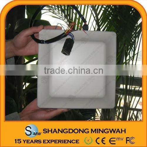 Ultra high frequency antenna built-in integrated card reader