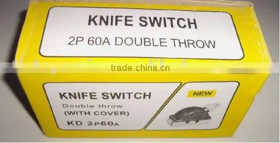 knife switch double thrown 2 pole 60A 30A 20A 100A 200A