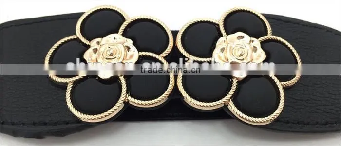 Korean Fashion Belt ,Sweet Flower Women's Casual Elastic Slimming Belt