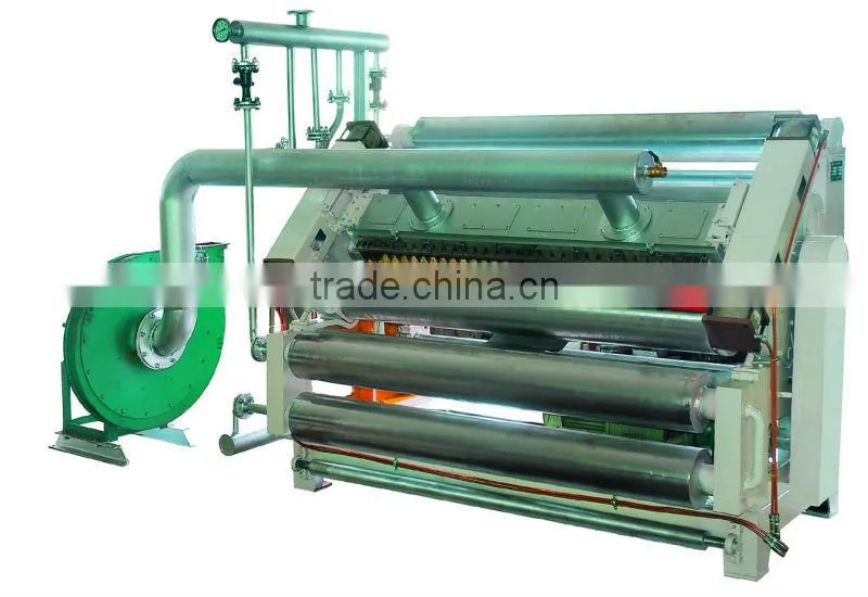 High speed corrugated cardboard production machine