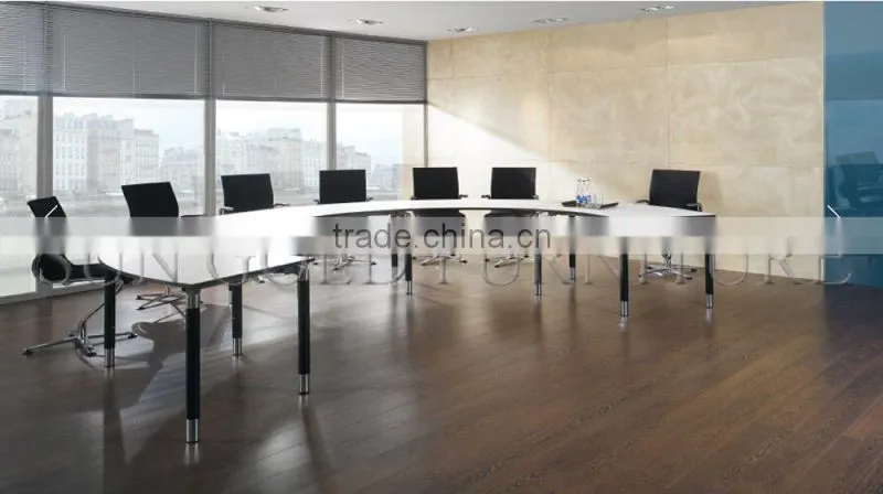 New Fashion Oval Shape Round Wooden Office conference table(SZ-MT119-1)