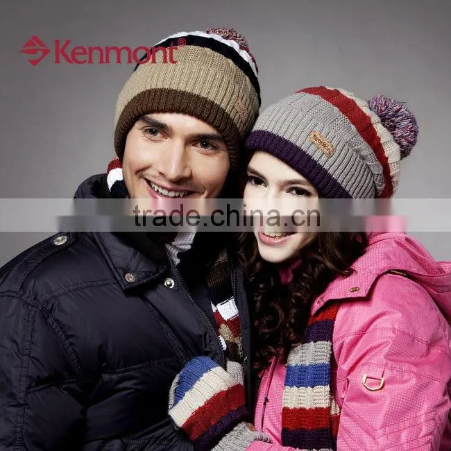 Fashion Accessories wool For Set Knitted Cap Scarf And Gloves