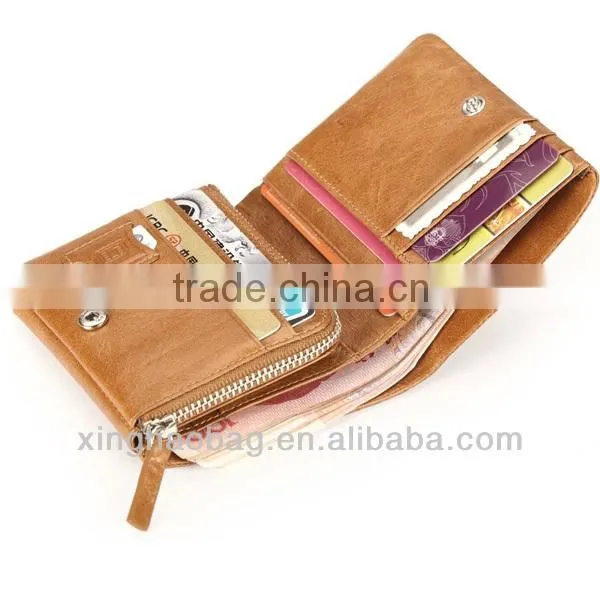Business men leisure leather wallet genuine leather purse for male