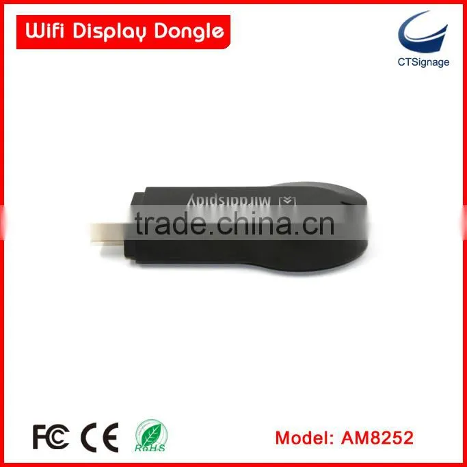 Factory lowest price miradisplay AM8252 wifi display dongle support IOS / Mac / window / android system
