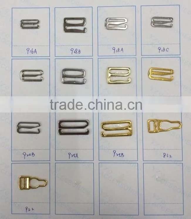 Metal Ring and Slider For Bra or Swimming wear -- MD4270