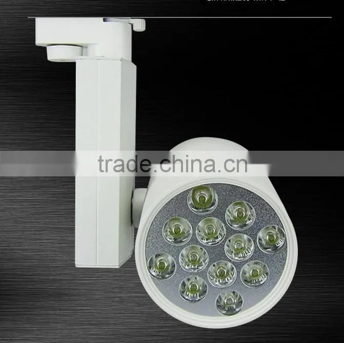 Die casting aluminum led track rail light 12w 18w led light track