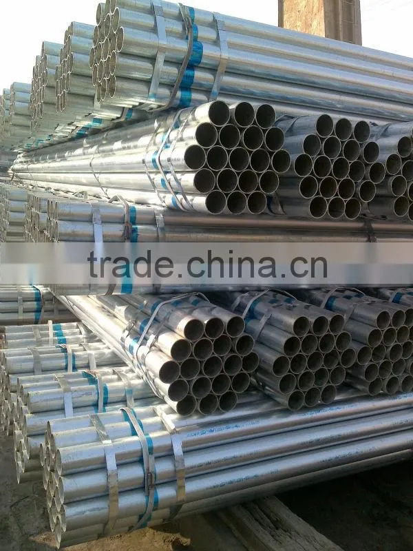 galvanised round steel pipe