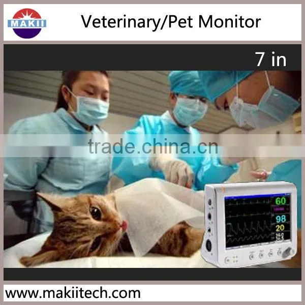 Veterinary instrument patient monitor for pet and animal