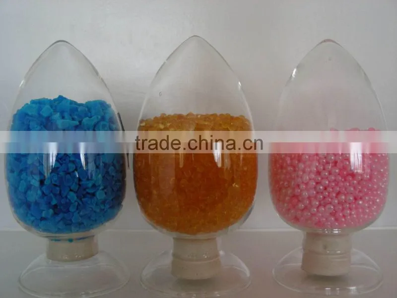 blue and orange silica Gel