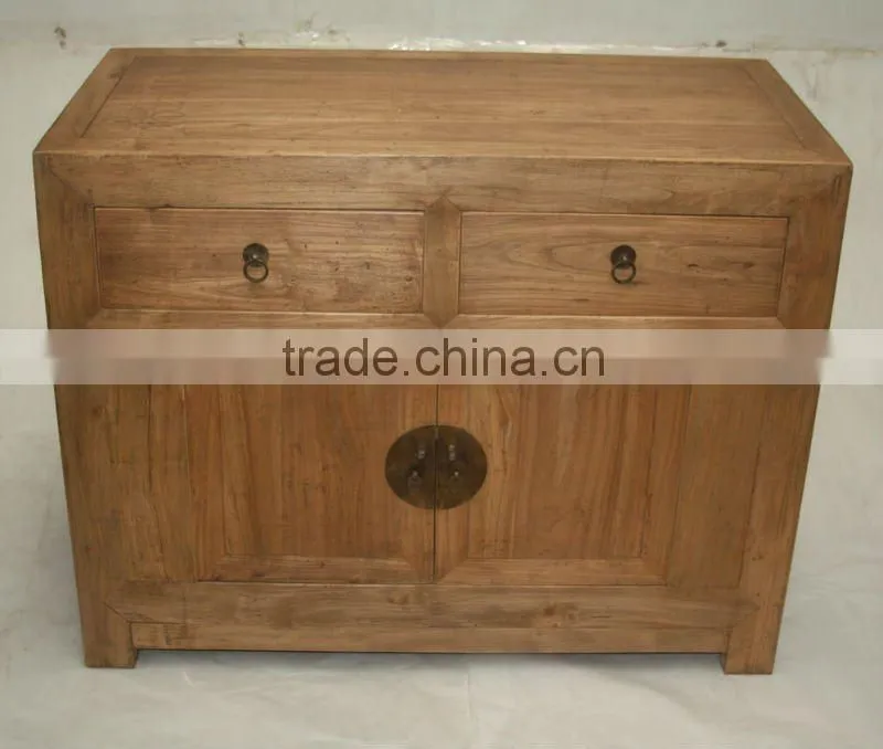 Modern Chinese Solid Wood Nightstand Bedside cabinet