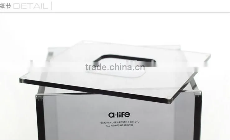 OEM clear acrylic color creative tissue box