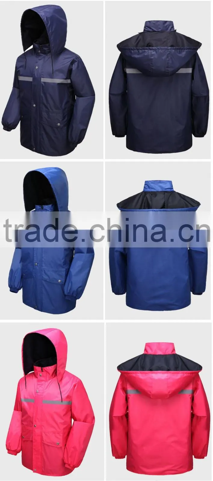 Double Wear Double thick split fashion raincoat poncho outdoor rain pants