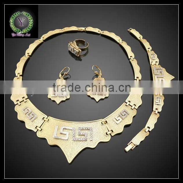 New Arrival 4pcs/set gold plated jewelry set,Wedding jewelry set ,party jewelry set AHK1090
