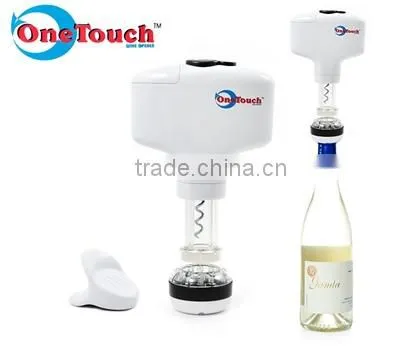 4pcs AA batteries operated stainless steel wine opener