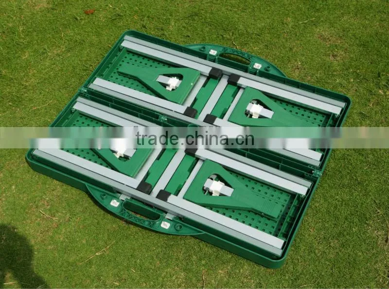 Camping plastic folding table outdoor plastic table