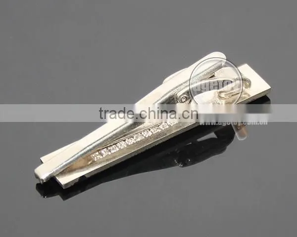 Japan Train Company Souvenir Zinc Alloy Print Logo Engraved Name Metal Custom Tie Clips