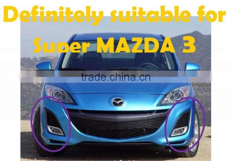 Exclusive Design FOR MAZDA 3 Fog Light DRL Daytime Running LIGHT