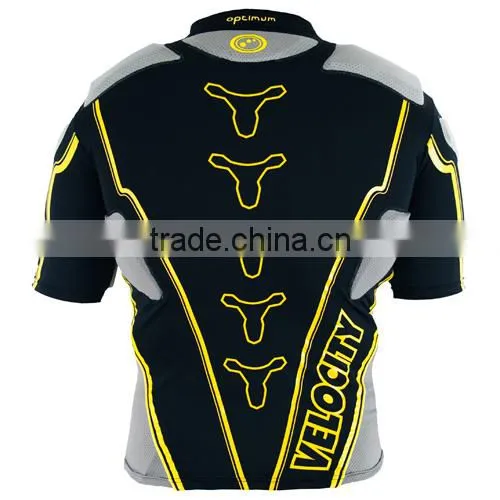 Rugby protection padded top short American Football pro combat compression gear padded protection wear