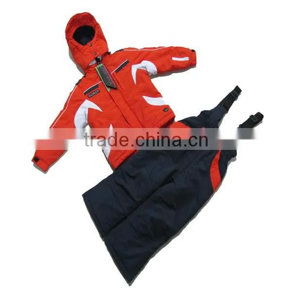 2013 new boys fashion ski suits, kids ski jackets and pants sets