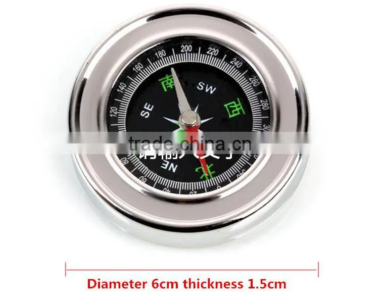 outdoor camping navigation tool stainless steel lensatic compass