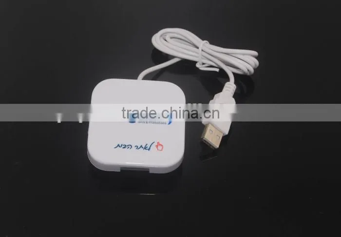USB 2.0 high speed 3 port flat usb hub with webkey/weblink button