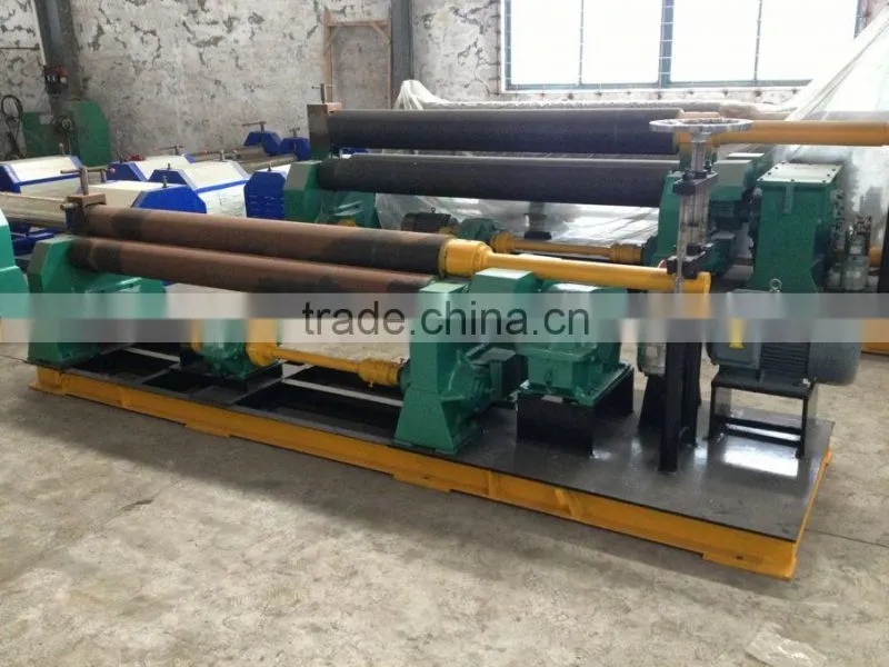 china supplier W11S mobile roller levels on three-roll china supplier rolling forming machine plate roller W11S 30*2500