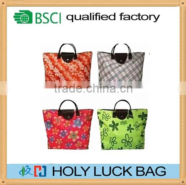 Holy Luck 210d oxford fabric wholesale shopping oxford bag
