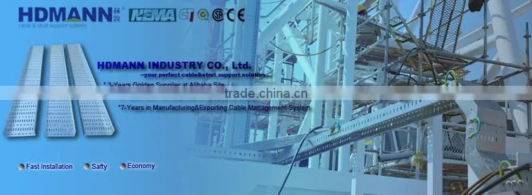Customized perforated cable trunking