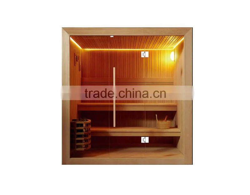 2015 new design red cedar sauna room 4-5 persons WS-1500
