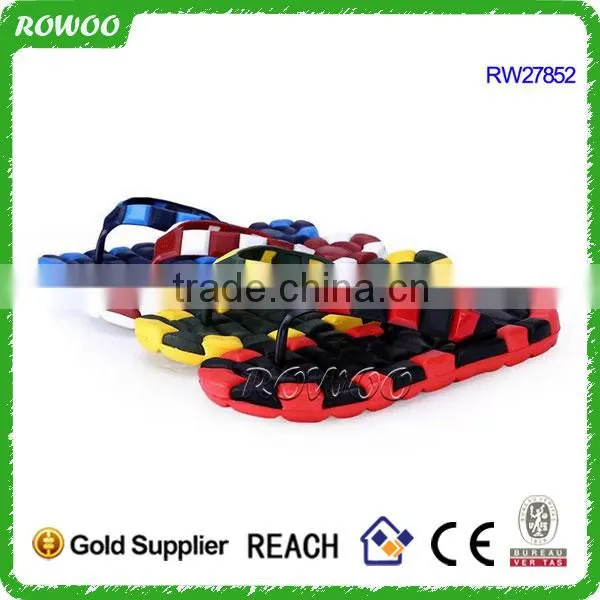 cheap fashion massage bottom slipper massage slipper/pvc slipper/plastic slipper