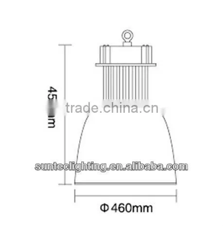 Warranty 2years IP65 100w led high bay