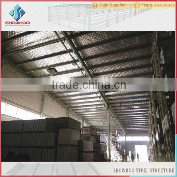 construction design galvanized prefabricated steel structure warehouse building for sale
