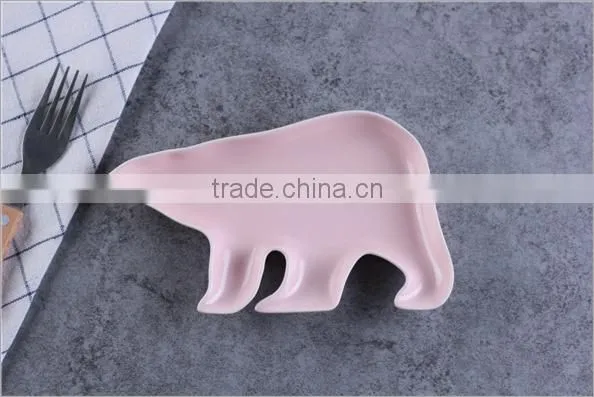 Creative Snacks Polar Bear Shape Ceramic Tableware HY0671801