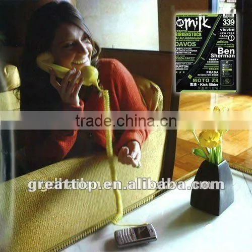Rubber Coating Retro Headset for Blackberry mobile phone with function key