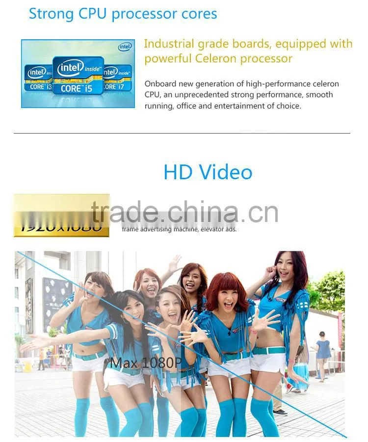 Wholesale Mini PC Computer Industrial motherboard Single Board Computer X31-4500u Support Win7/XP/Win 8