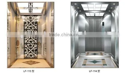 Luxury Passenger Elevator Decoration Elevator Cabin