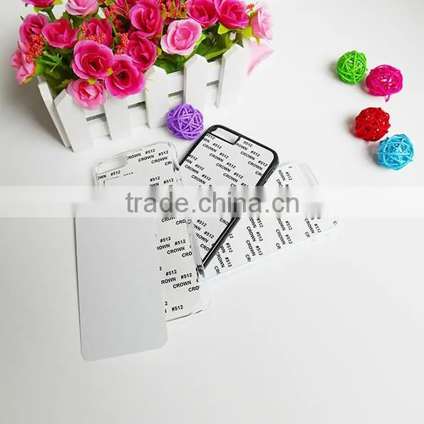 PC hard plastic case sublimation for iPhone 6 with heat transfer machine printing