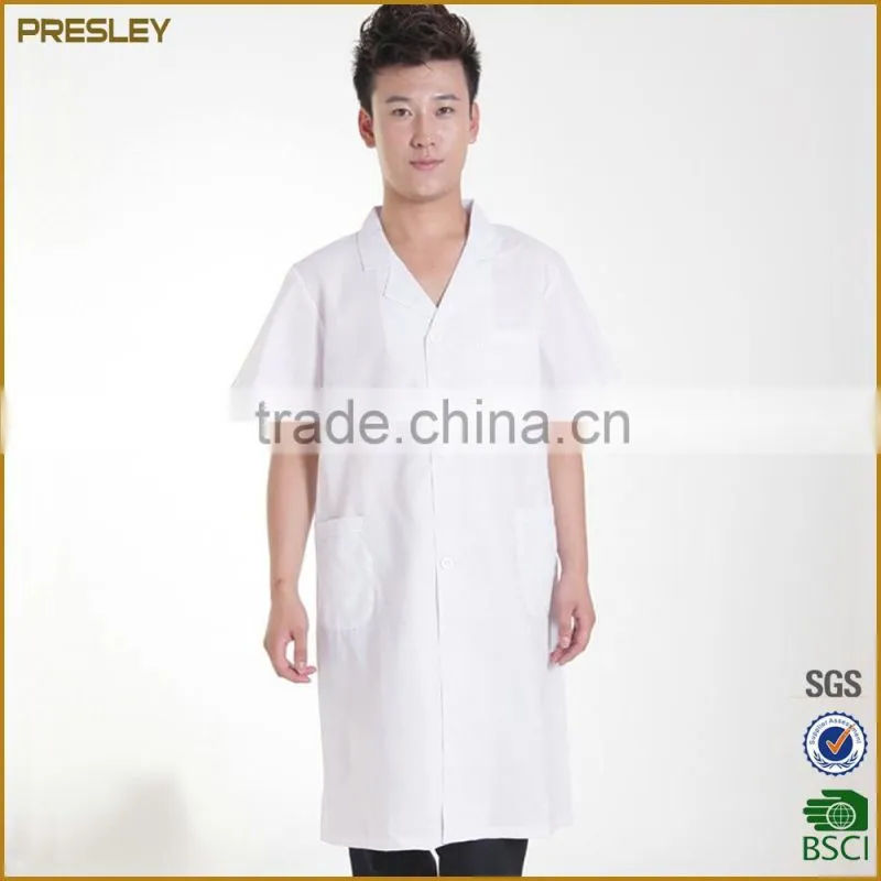 cheap price doctor Uniforms or lab caot in 100% Cotton comfortable dirtproof