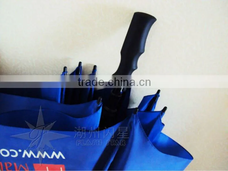 double layer windproof golf umbrella with vent