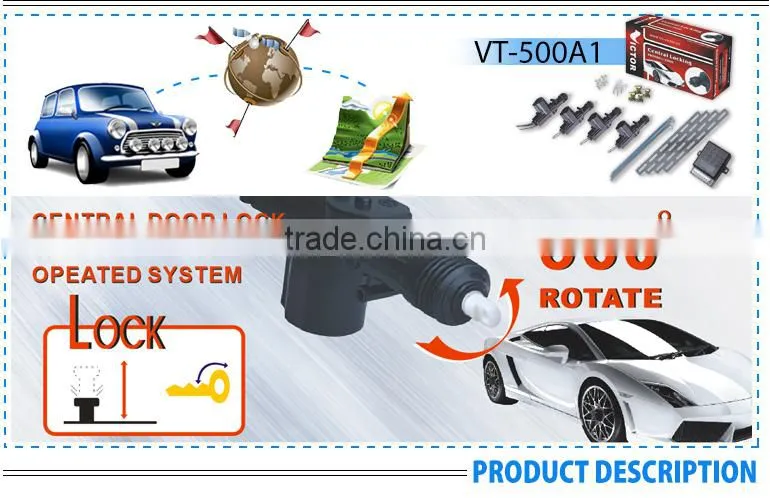 Popular Driver Door Lock Car car alarm system manual
