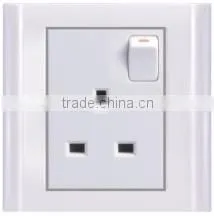 3-pin wall electrical switch socket